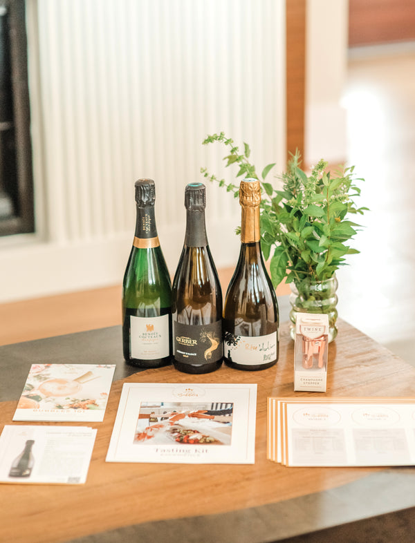 Tasting kit -This set is designed to help you and your bubbles-loving friends to refine your palate and expand your bubbles knowledge in a new, fun way!