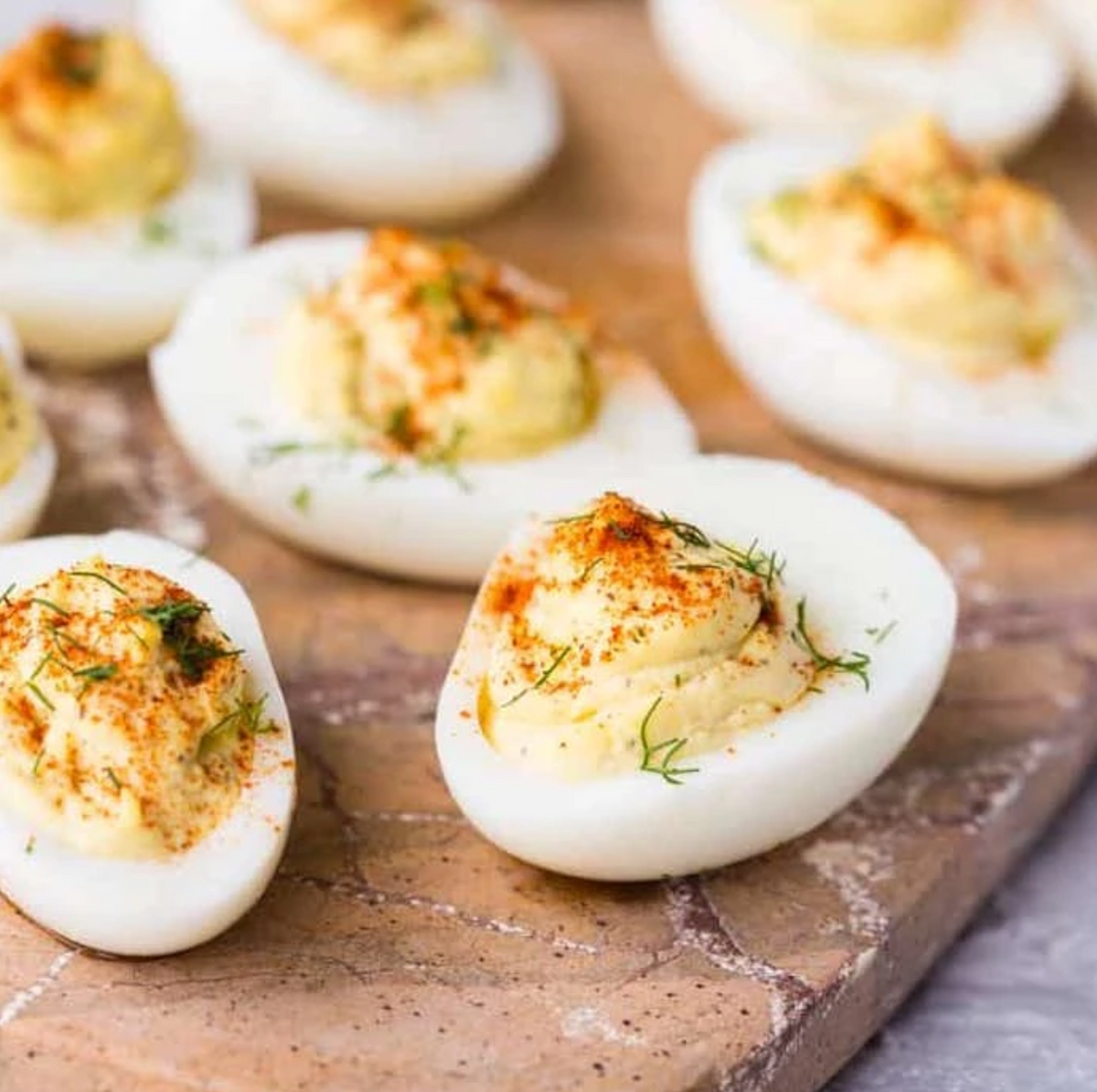 How To Make Truffled Deviled Eggs | We Drink Bubbles