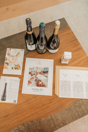 Tasting kit -This set is designed to help you and your bubbles-loving friends to refine your palate and expand your bubbles knowledge in a new, fun way!