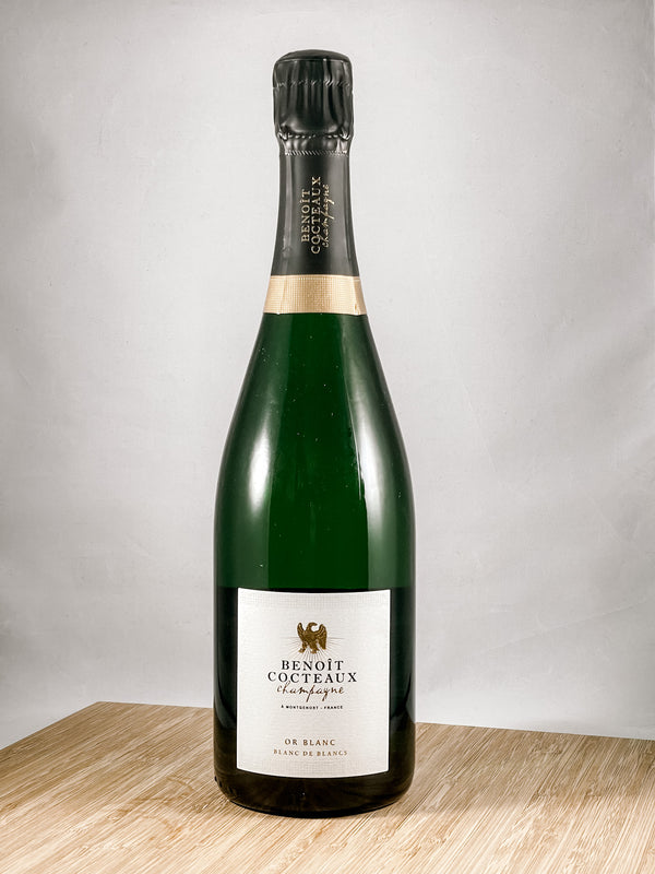 Benoit Cocteaux Or Blanc champagne. Part of our champagne club