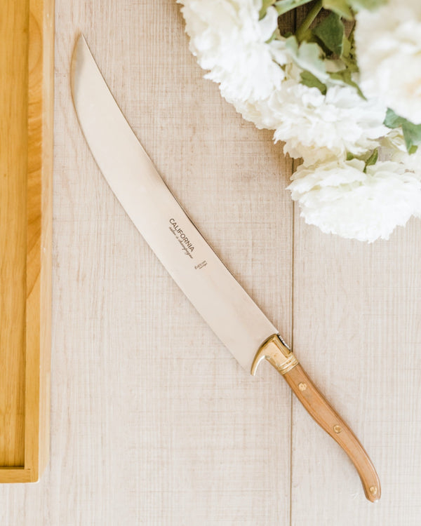 California Champagne Saber — a champagne lover's perfect gift. Handmade, California designed champagne sabers. Order now. An Exquisite Gift. Bespoke Hand-Crafted.