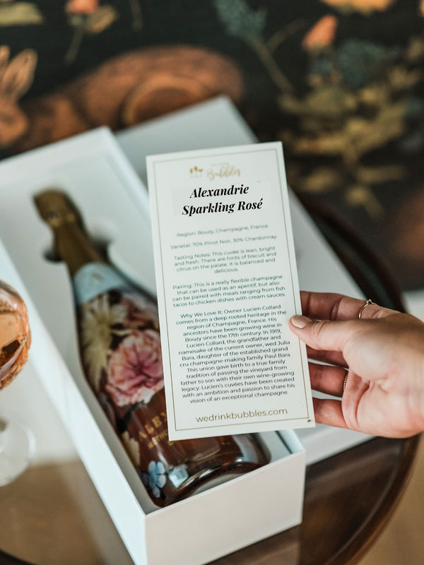 The perfect gift to say "Cheers" for every occasion. Our "Cheers Gift Box" features boutique, premium quality bubbles