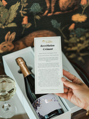 The perfect gift to say "Cheers" for every occasion. Our "Cheers Gift Box" features boutique, premium quality bubbles