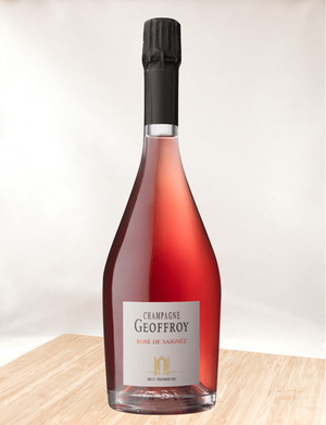 Geoffroy Blanc de Rose Champagne, part of our champagne delivery and great for unique gift ideas.