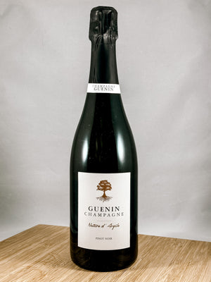 Guenin Champagne part of our monthly Bubbles club subscription. Curated shipments of clean farmed, small batch champagnes and sparkling wines. A great gift for any occasion.