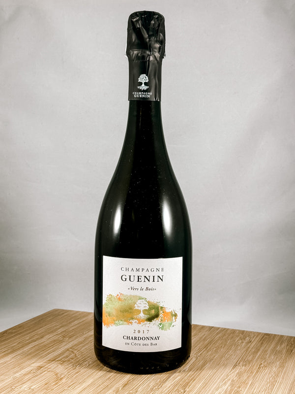 Guenin Champagne part of our monthly Bubbles club subscription. Curated shipments of clean farmed, small batch champagnes and sparkling wines. A great gift for any occasion.