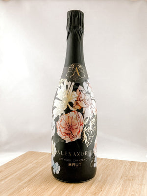 Alexandrie Cellars Brut, , part of our monthly champagne club, wine delivery, unique gift ideas, send bubbles gifts