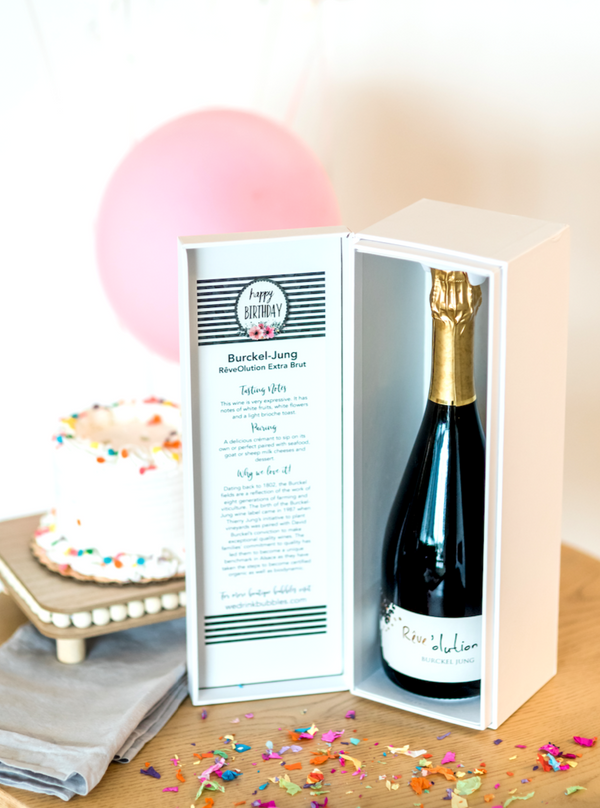 Happy Birthday Gift Box Premium Champagne Gifts We Drink Bubbles