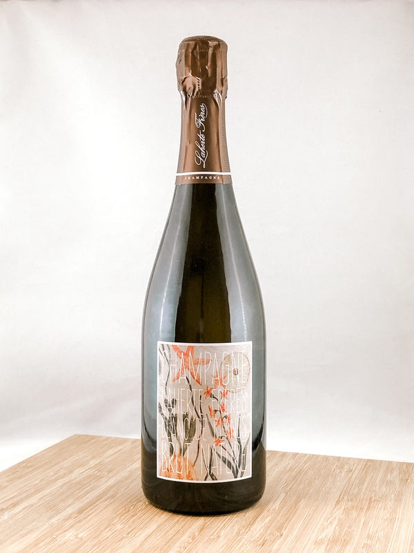 Laherte Freres extra brut, part of our monthly champagne club, wine delivery, unique gift ideas, send bubbles gifts
