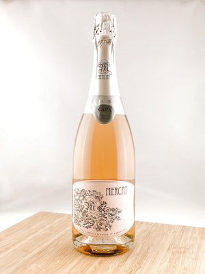 mercat cava brut rose, part of our monthly champagne club, wine delivery, unique gift ideas, send bubbles gifts