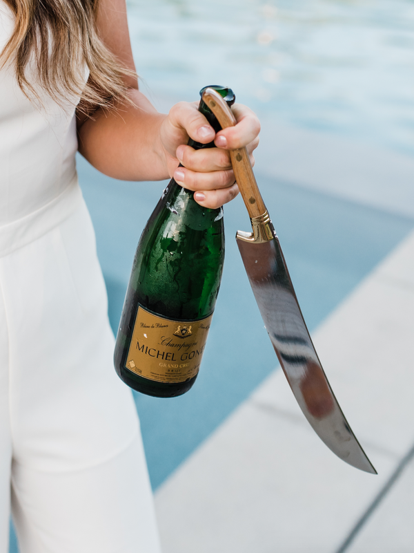 champagne saber, part of our monthly champagne club, wine delivery, unique gift ideas, send bubbles gifts