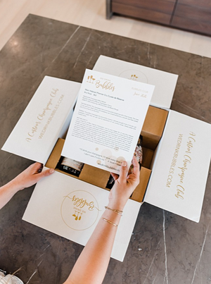 The Bubbles Club Subscription, part of our monthly champagne club, wine delivery, unique gift ideas, send bubbles gifts. Year supply of champagne. We love bubbles
